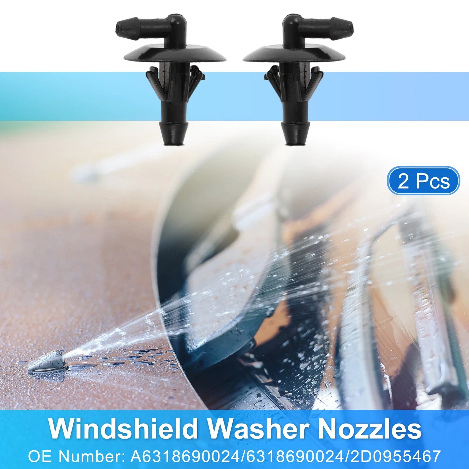 Windshield Washer Nozzle Replacement for Mercedes-Benz Vito W639 (2004–2014)