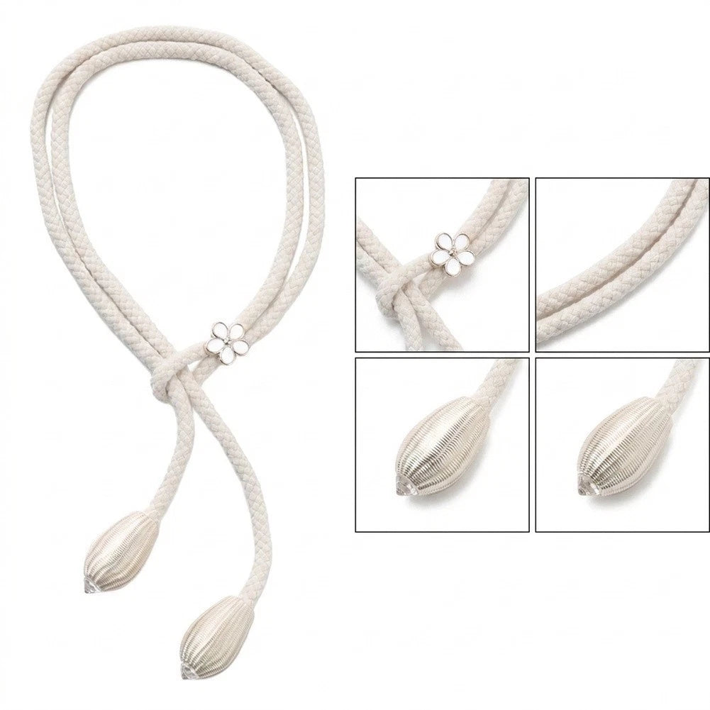 Cotton Blend Adjustable Curtain Holders 48cm for Home Decor