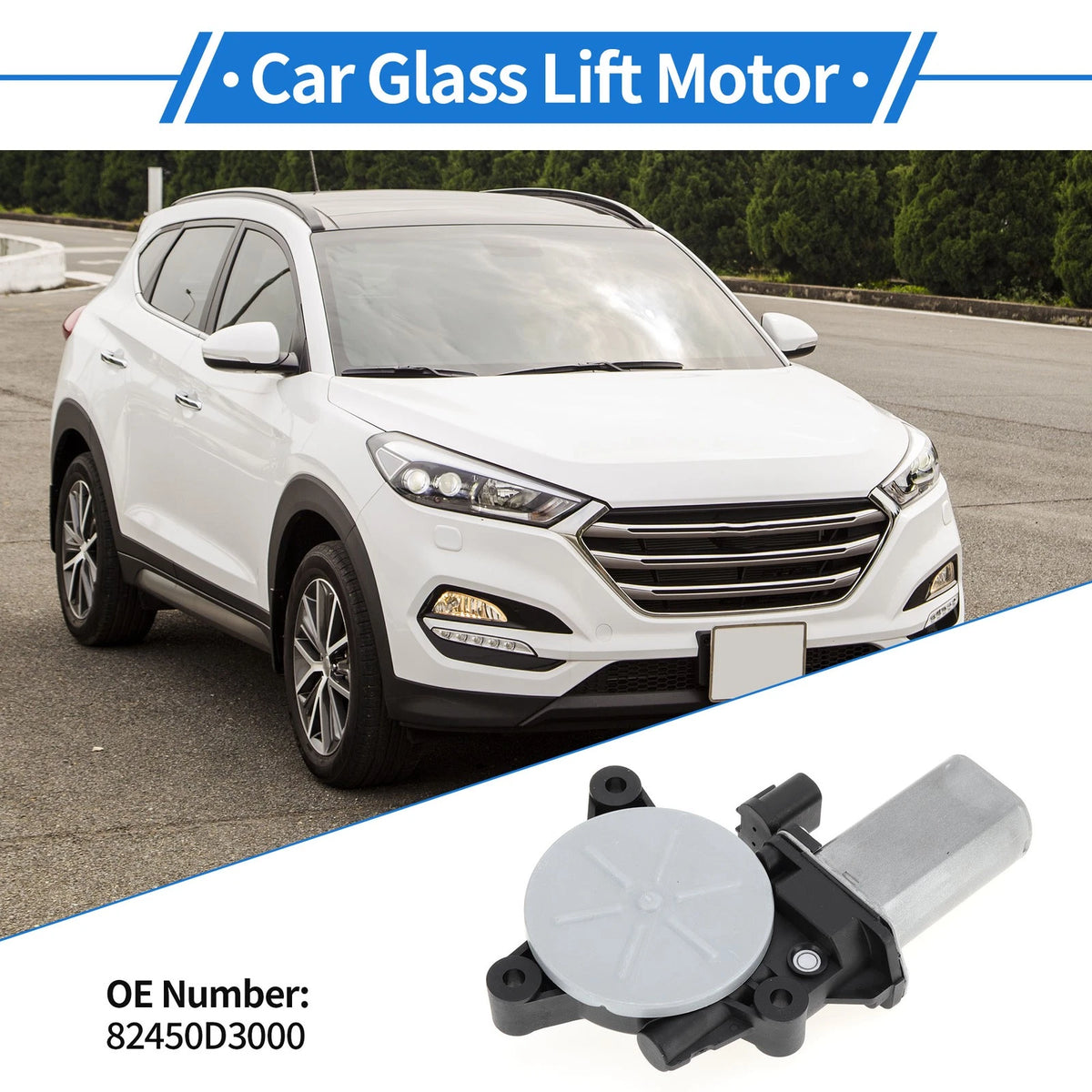 Power Window Regulator Lift Motor Replacement for Hyundai Tucson (2016–2021)