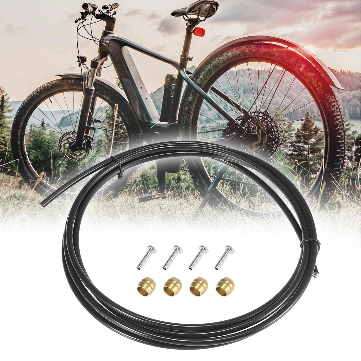 Hydraulic Brake Hose Insert Kit for Shimano BH90 Brass Connection Set