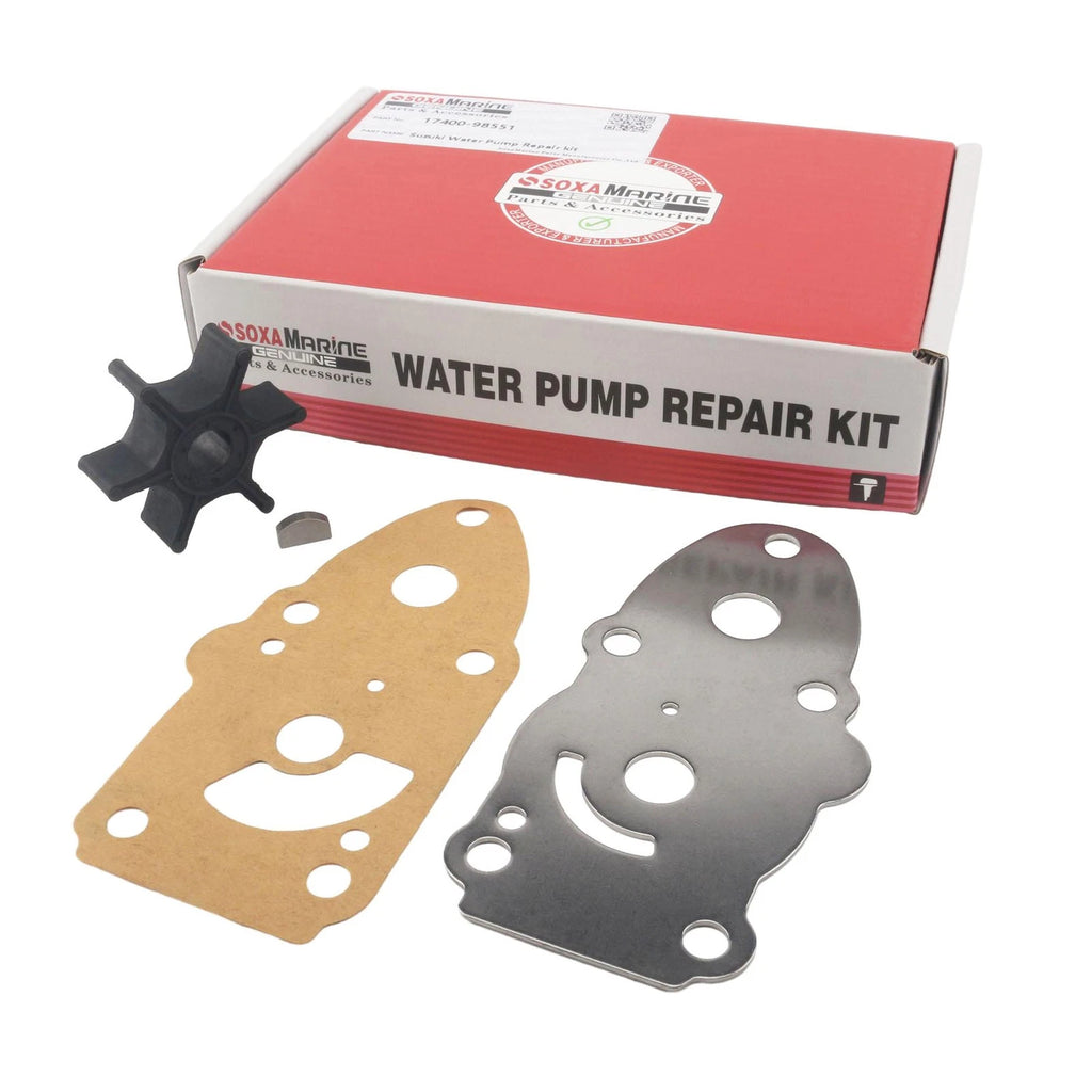 Outboard Water Pump Impeller Repair Kit for Suzuki DT 6 8 9.9 15 HP (1980–2023)
