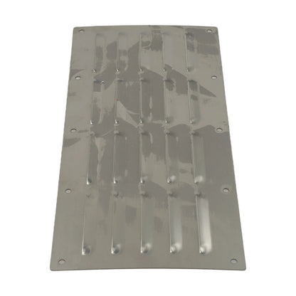 Venting Panel for Grill Accessory (13.5in x 5.25in) 304 Stainless Steel