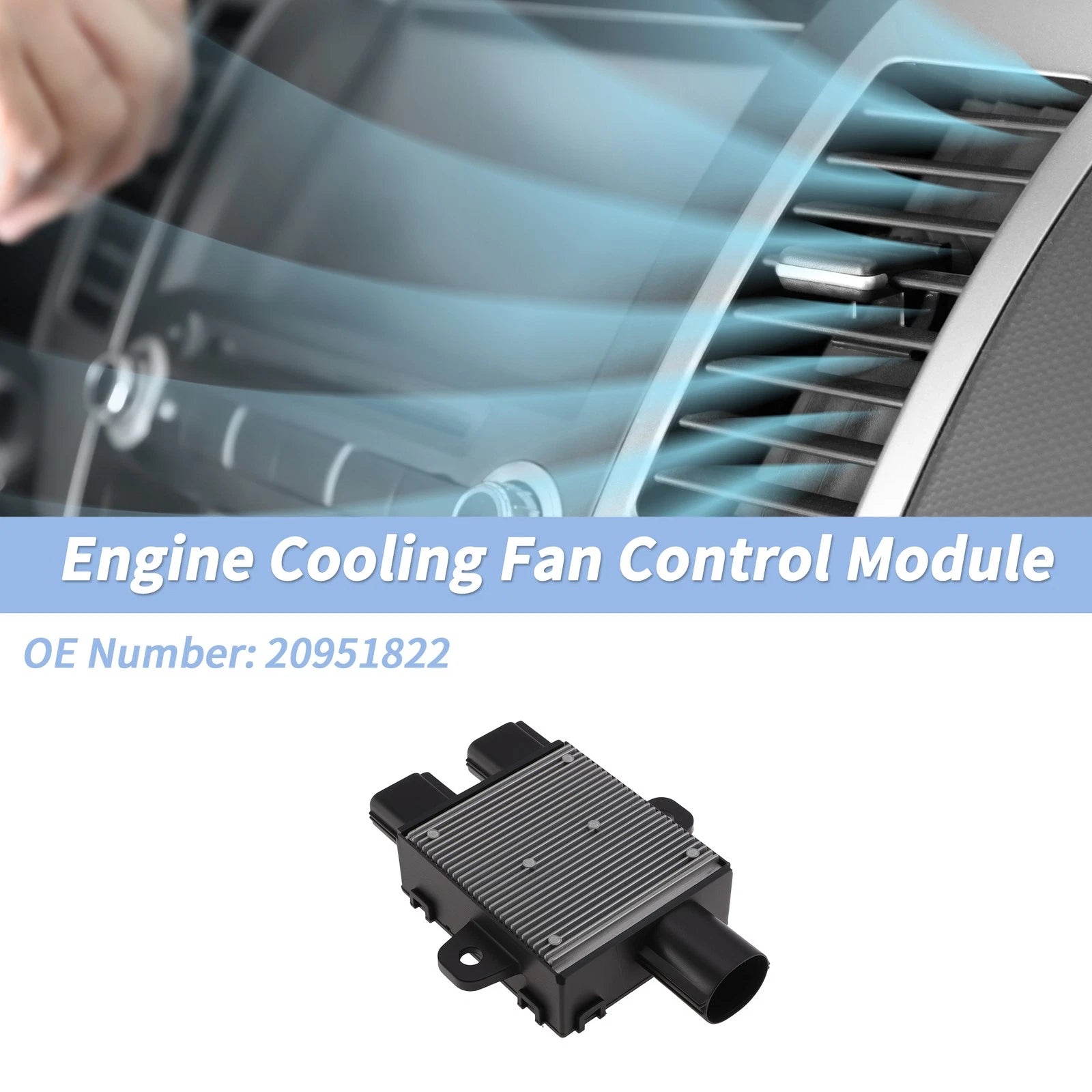 Engine Cooling Fan Control Module for Chevrolet Captiva (2012–2018)