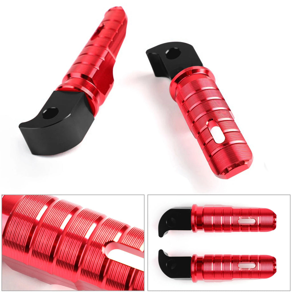 Rear Foot Pegs for Yamaha MT-10, FZ-10, MT-09, FZ-09, MT-07, FZ-07, YZF R3, R25 (2016–2023) Red T9