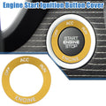 Engine Start Button Sticker for Dodge Charger Challenger Aluminum Gold (2011–2023)