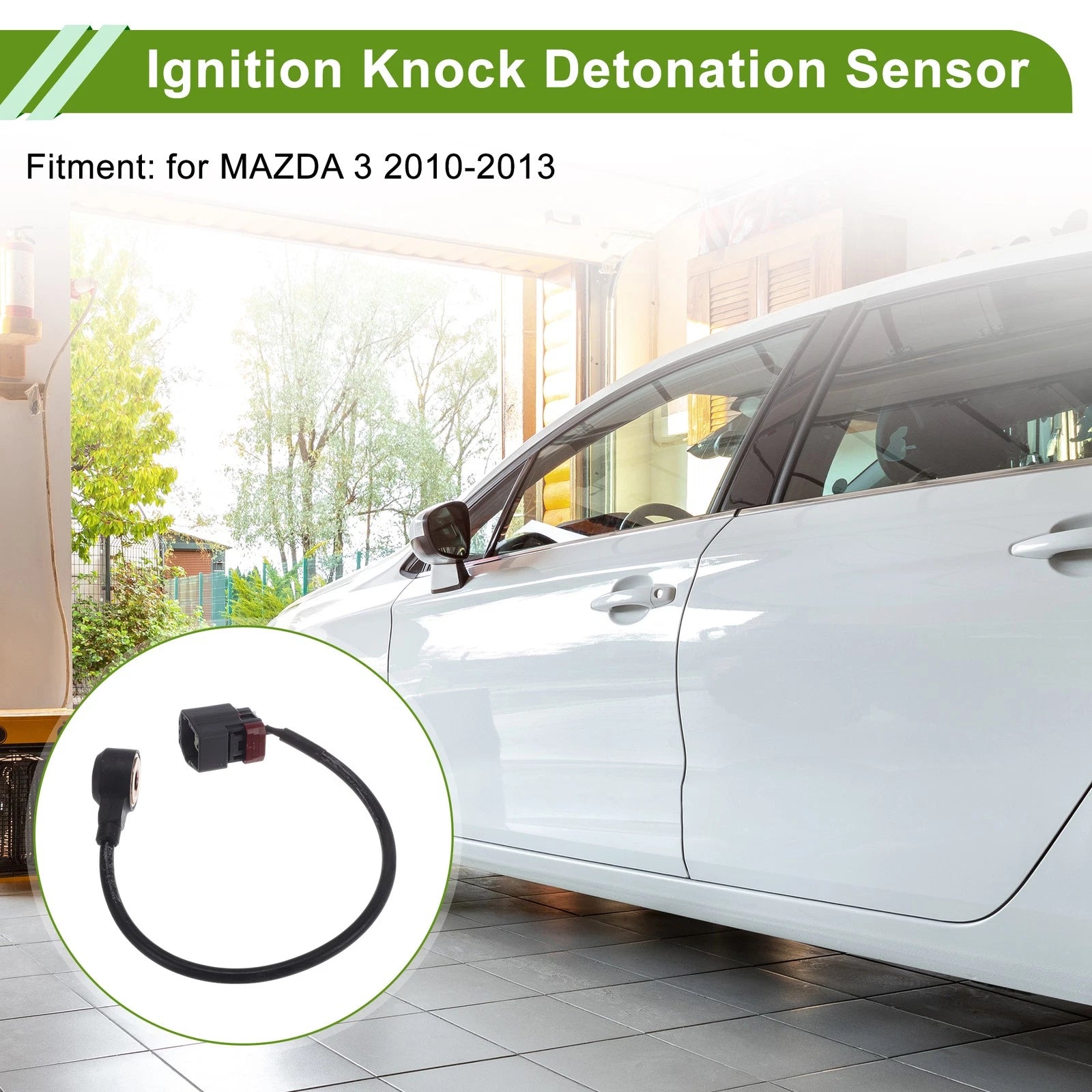 1 Pc Ignition Knock Detonation Sensor for Mazda 3 (2010–2013) LF0218921