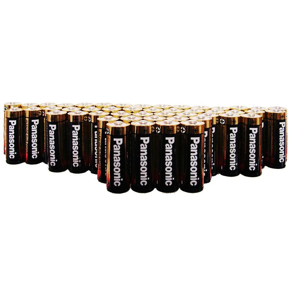 48-Pack Panasonic LR6PA Alkaline AA Batteries