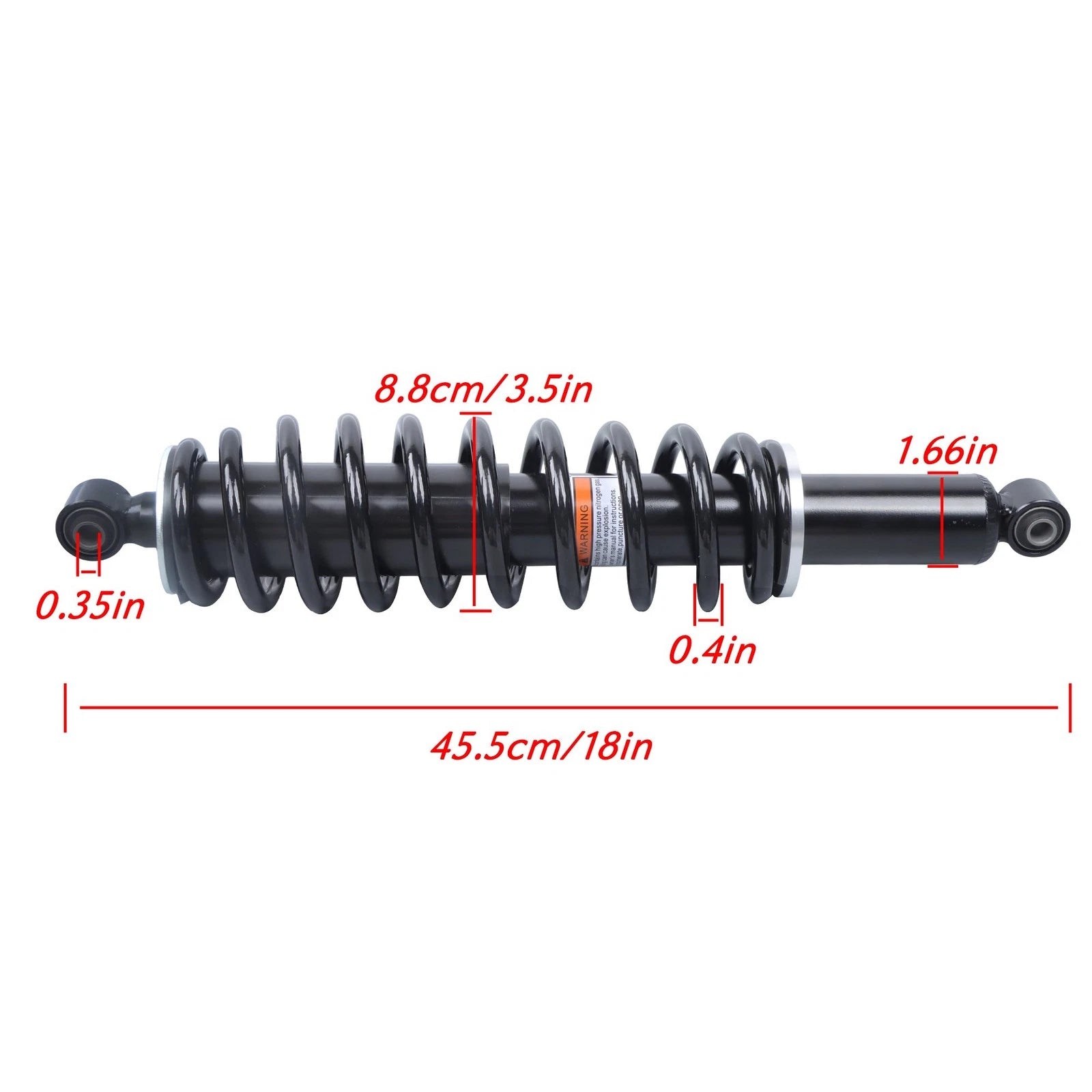 2X Front Shock Absorber Assembly for Yamaha Viking 700/700 EPS (2014–2019)