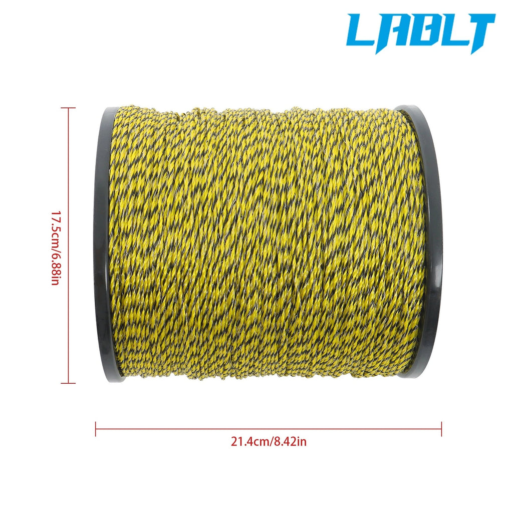 3280 Feet Electric Fence Poly Wire 1/8 Inch Diameter