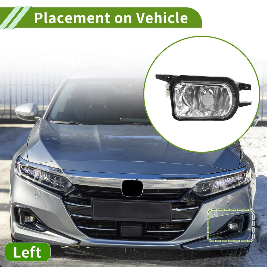 Left Fog Light Grill Replacement for Mercedes-Benz W203 (2001–2007)