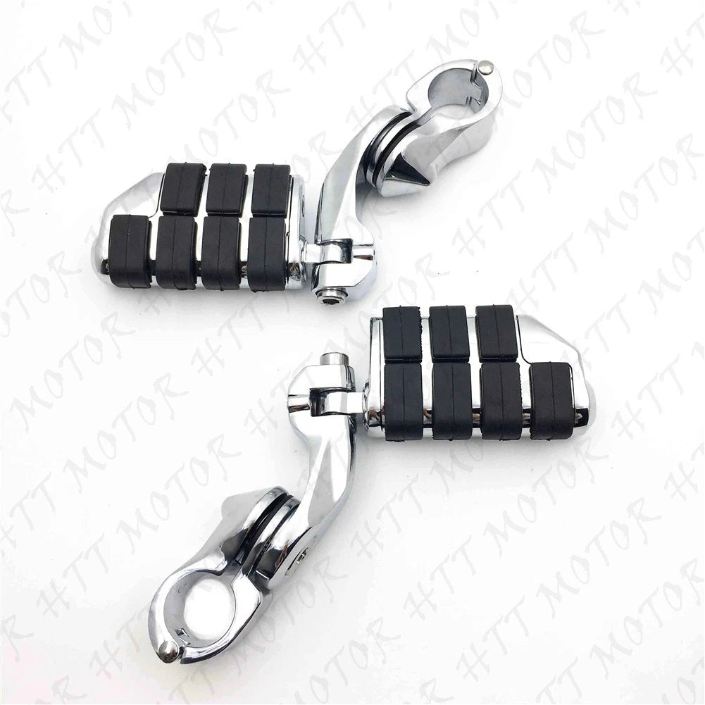 Chrome 2.5" Short Foot Peg Kit for Honda Valkyrie 1800 (2004)
