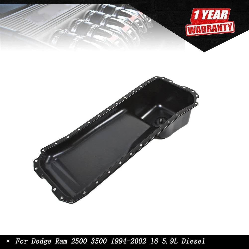 Engine Oil Pan for Dodge Ram 2500 3500 (1994–2002) 05080632AA