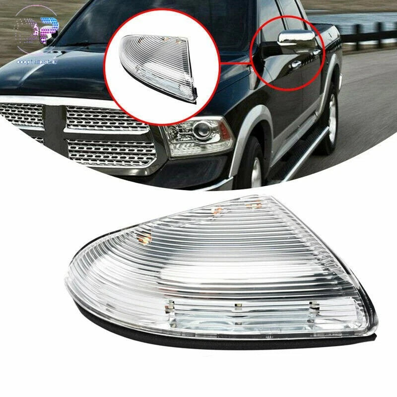 Front Driver Mirror Turn Signal Light for Dodge Ram 1500 (2009–2014) & 2500 (2010–2014)
