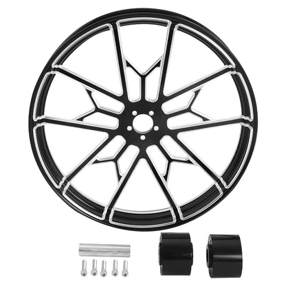 23" Front Wheel Rim & Dual Disc Hub for Harley Touring Road Glide (1997–2021)