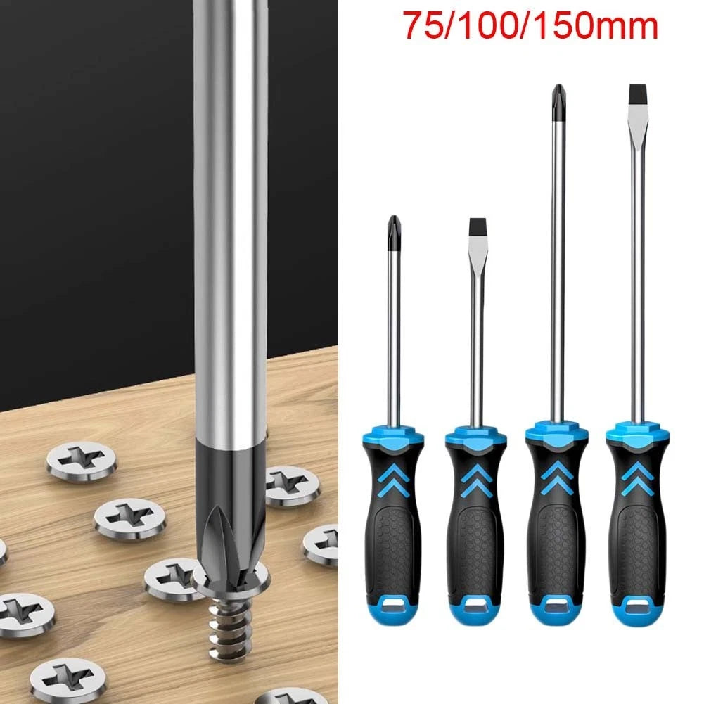 Magnetic Screwdriver Bit Set for Assembly Tasks (100mm)