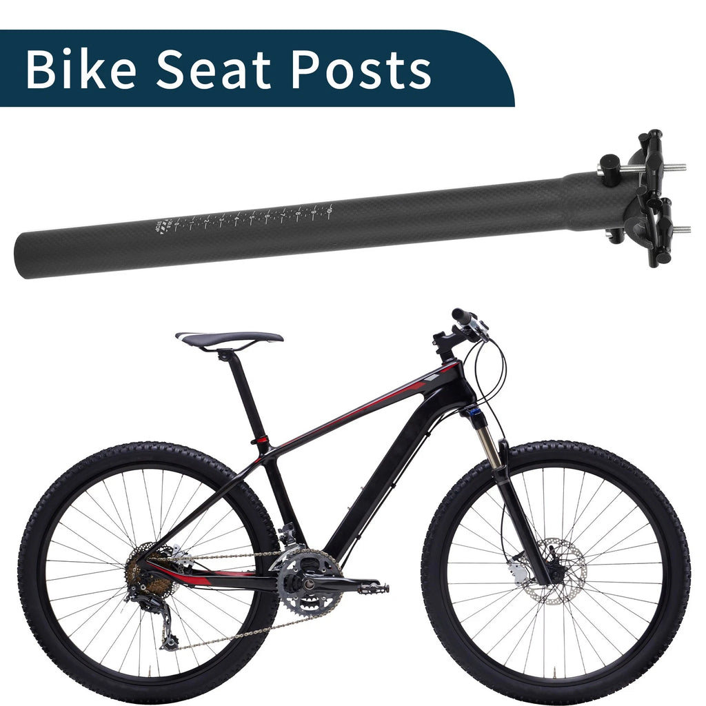 Bike Seat Post 30.8x400mm Replacement for Universal Fit (All Years)