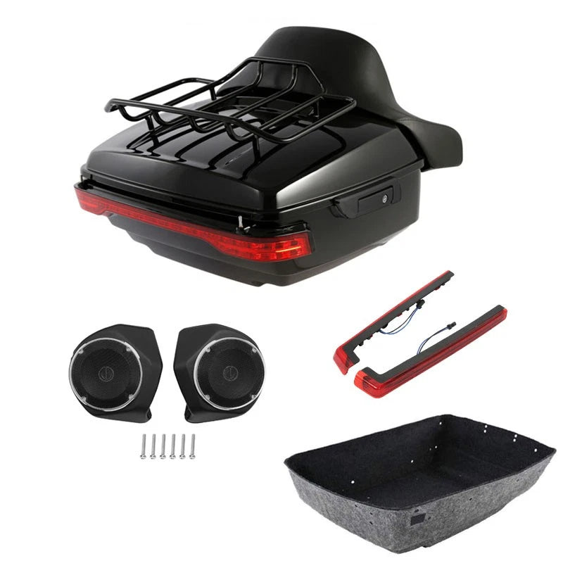 Backrest Rack Light Speakers for Harley CVO Street Glide (2014–2026)