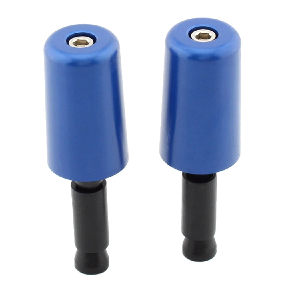 2X Handlebar Grips for Universal Motorcycle (50.8mm) - Blue