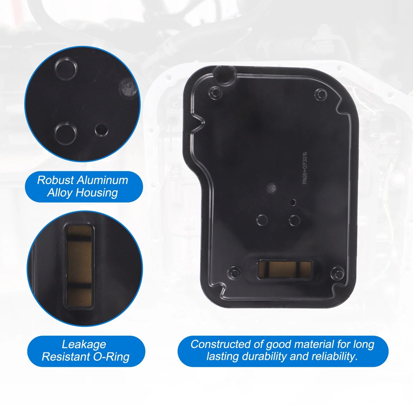 Transmission Fluid Filter Oil Pan Replacement for Chevrolet Camaro (2016–2018)