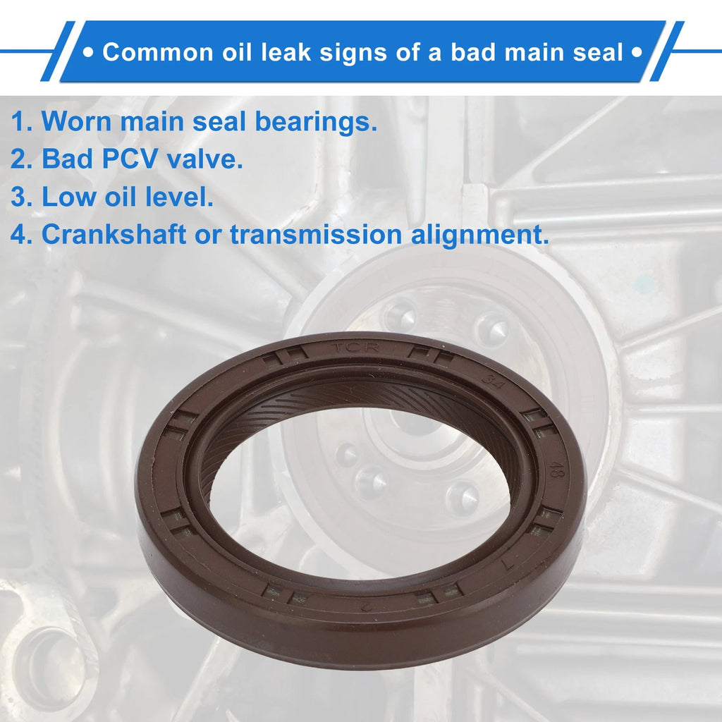 1 Pc Front Crankshaft Oil Seal Replacement for Mazda Protege MX-6 (1990–1998)