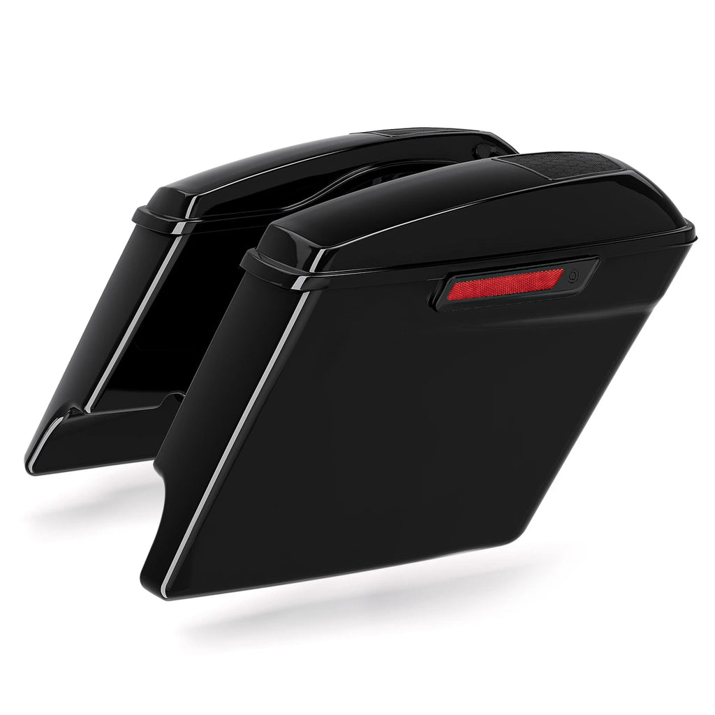 5" Stretched Hard Saddlebags & Bracket for Harley Softail (1984–2017)