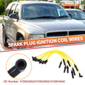 9 Pcs Spark Plug Wire Ignition Coil Cable No. 4728038AD for Dodge B150 (1992–1994)