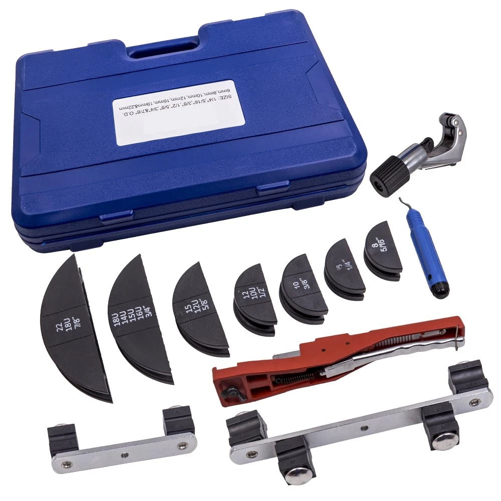 Tube Pipe Bender for HVAC Refrigeration (1/4" - 7/8")