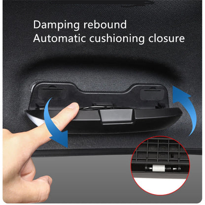 Sunglasses Case Holder Storage Box For Toyota LandCruiser Prado LC250 2024 Black
