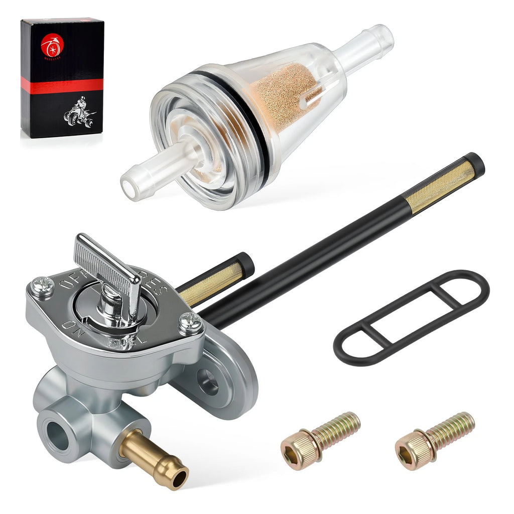 Aluminum Fuel Valve Petcock Kit for Polaris Scrambler 400 500 4X4 (1999–2003)