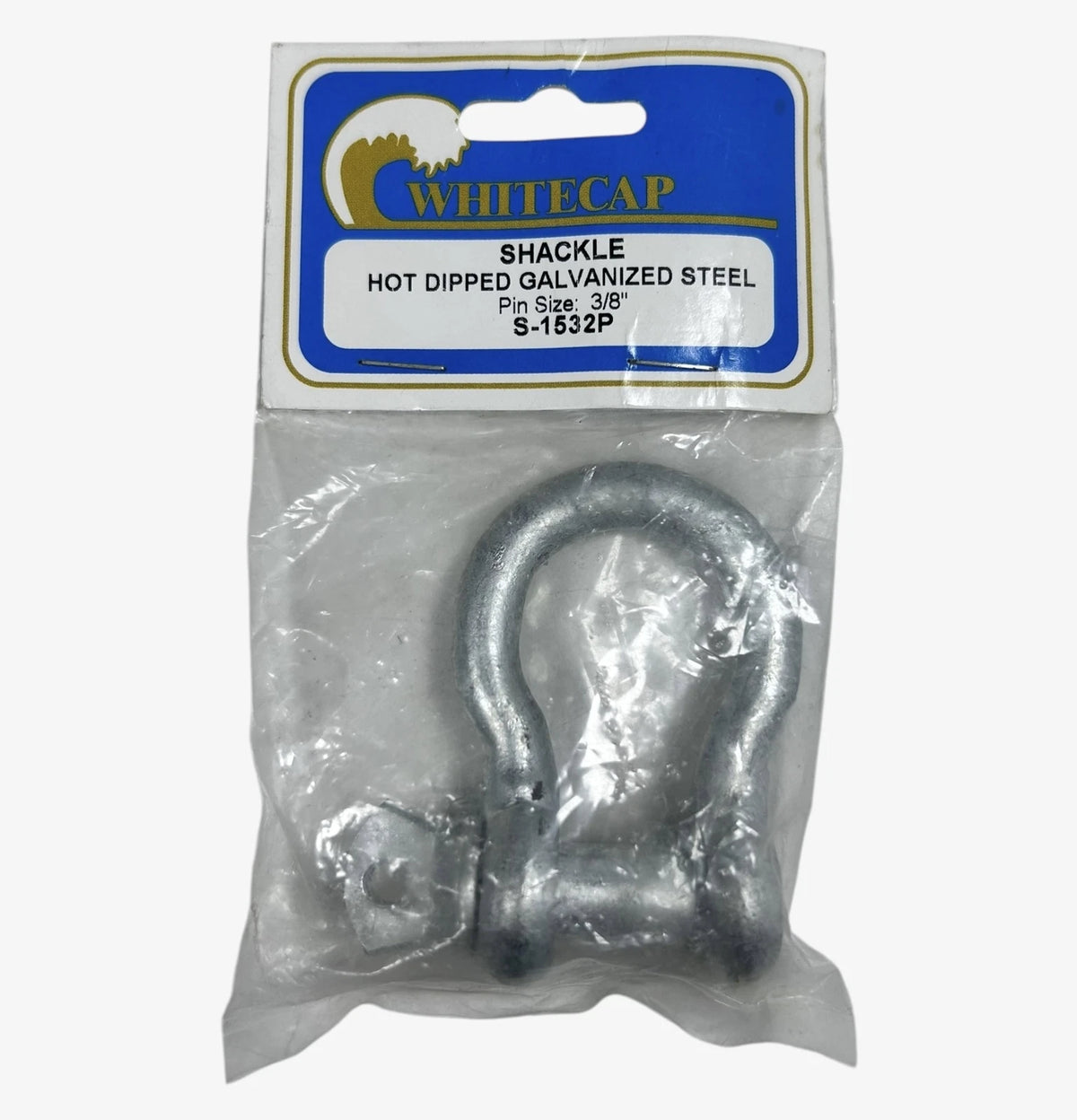 3X Hot Dipped Galvanized Steel Shackles 3/8'' for Whitecap S-1532P