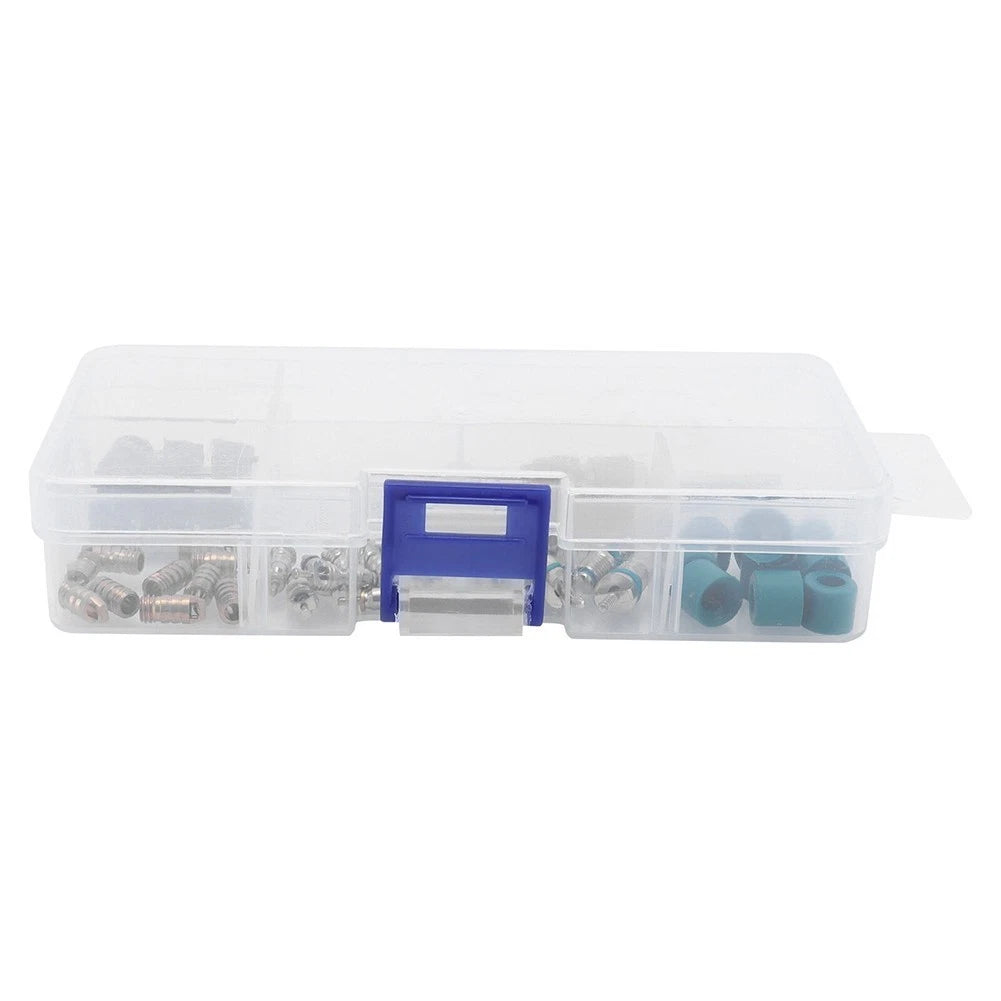 46Pcs Valve Core Kit for Air Conditioning Repair (Universal)
