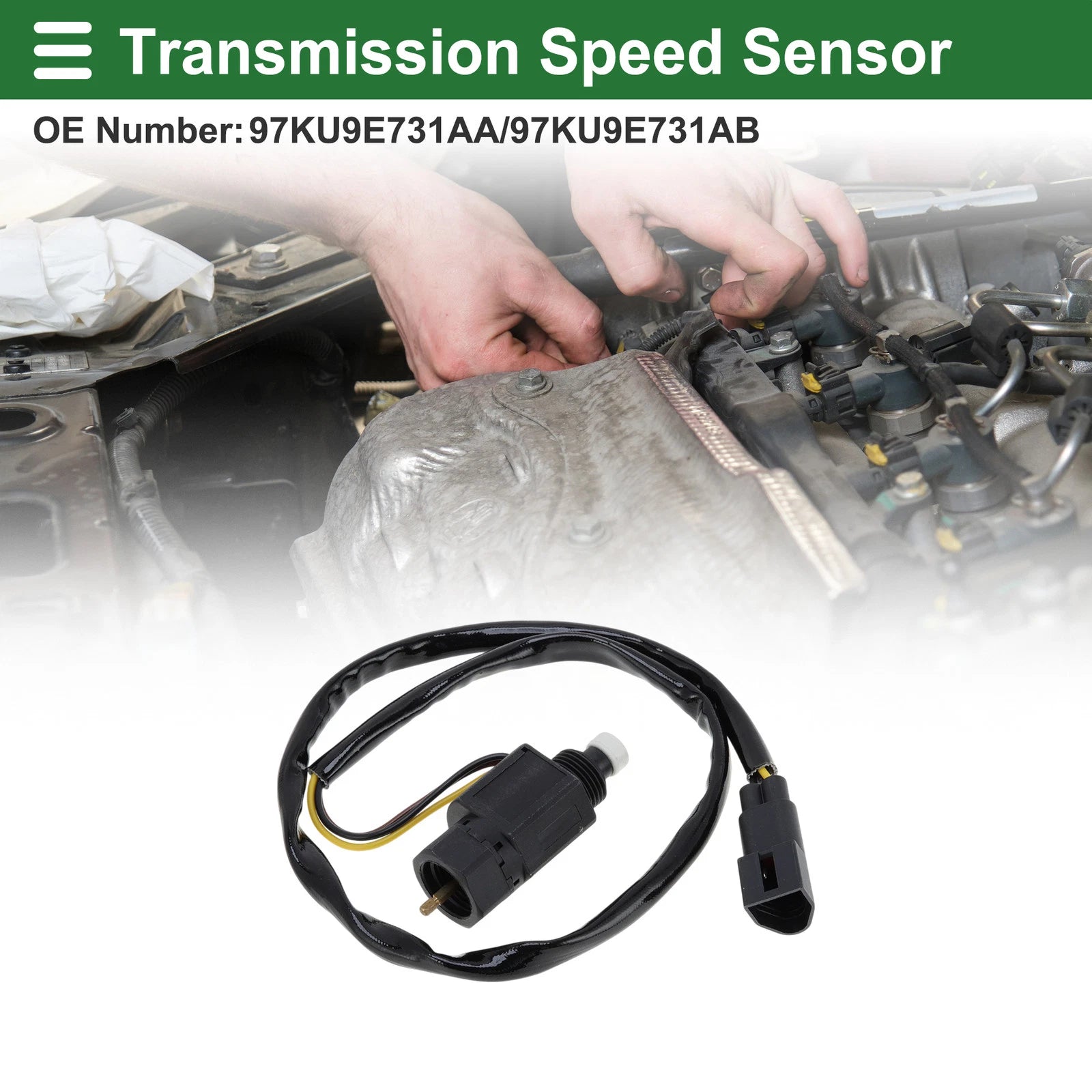 Transmission Speed Sensor No.97KU9E731AA for Ford Escort Hatchback (1990–1997)