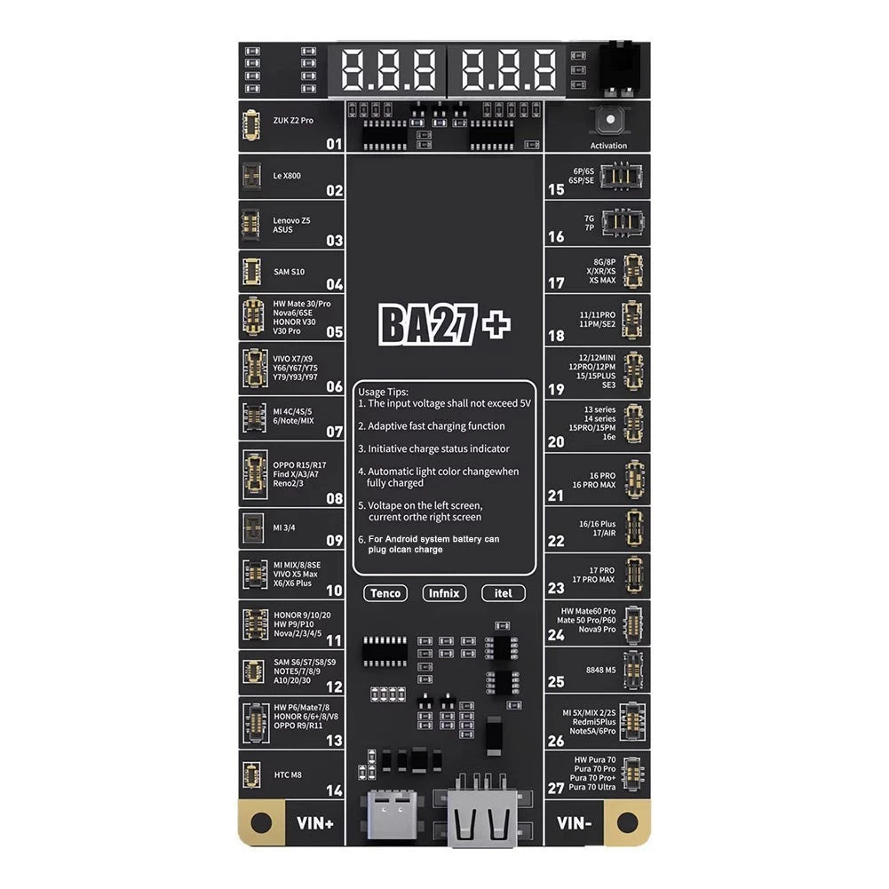 BA27+ Battery Activation Board for Repair (Multiple I/O Interfaces)
