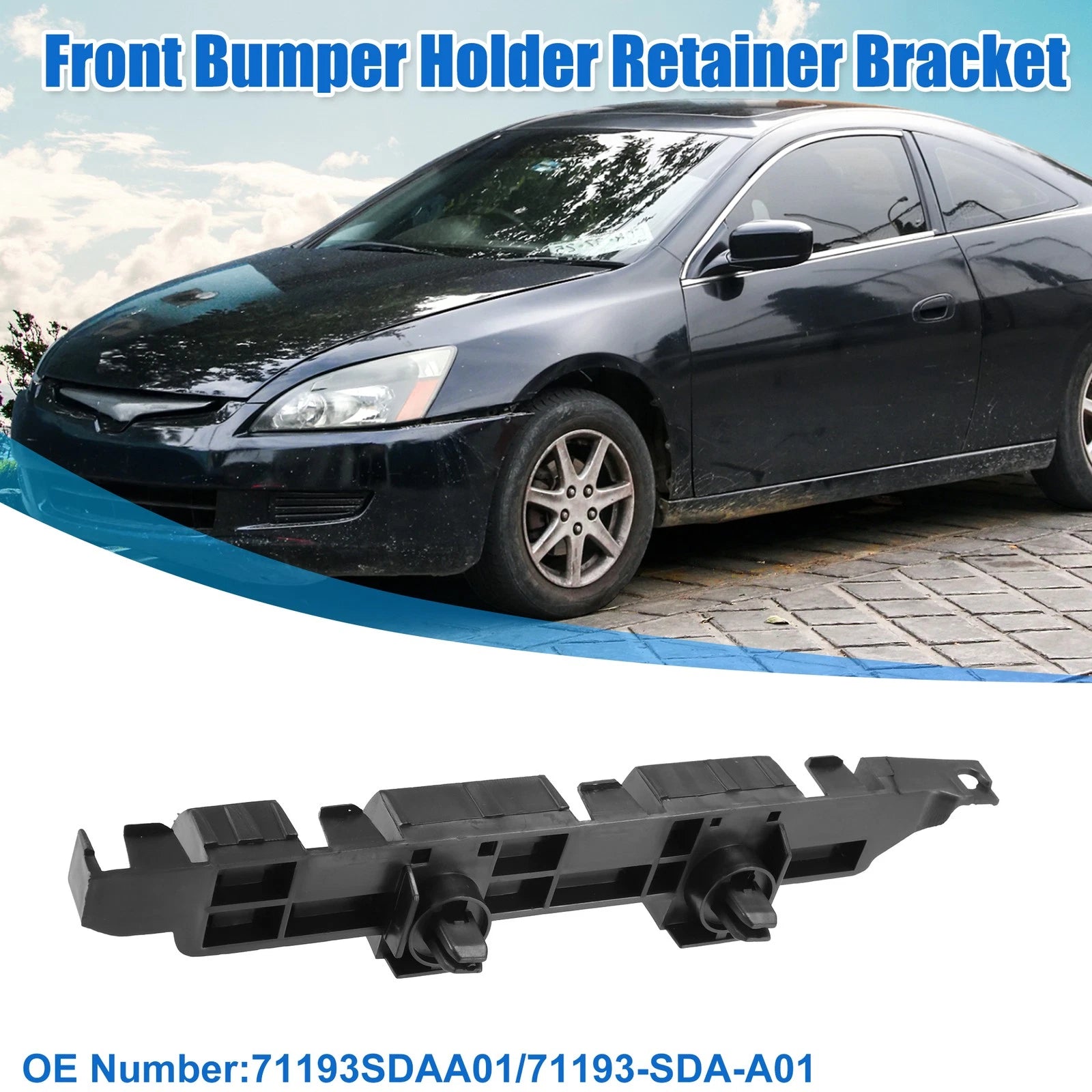 Right Side Front Bumper Mounting Support Bracket for Honda Accord (2003–2005)