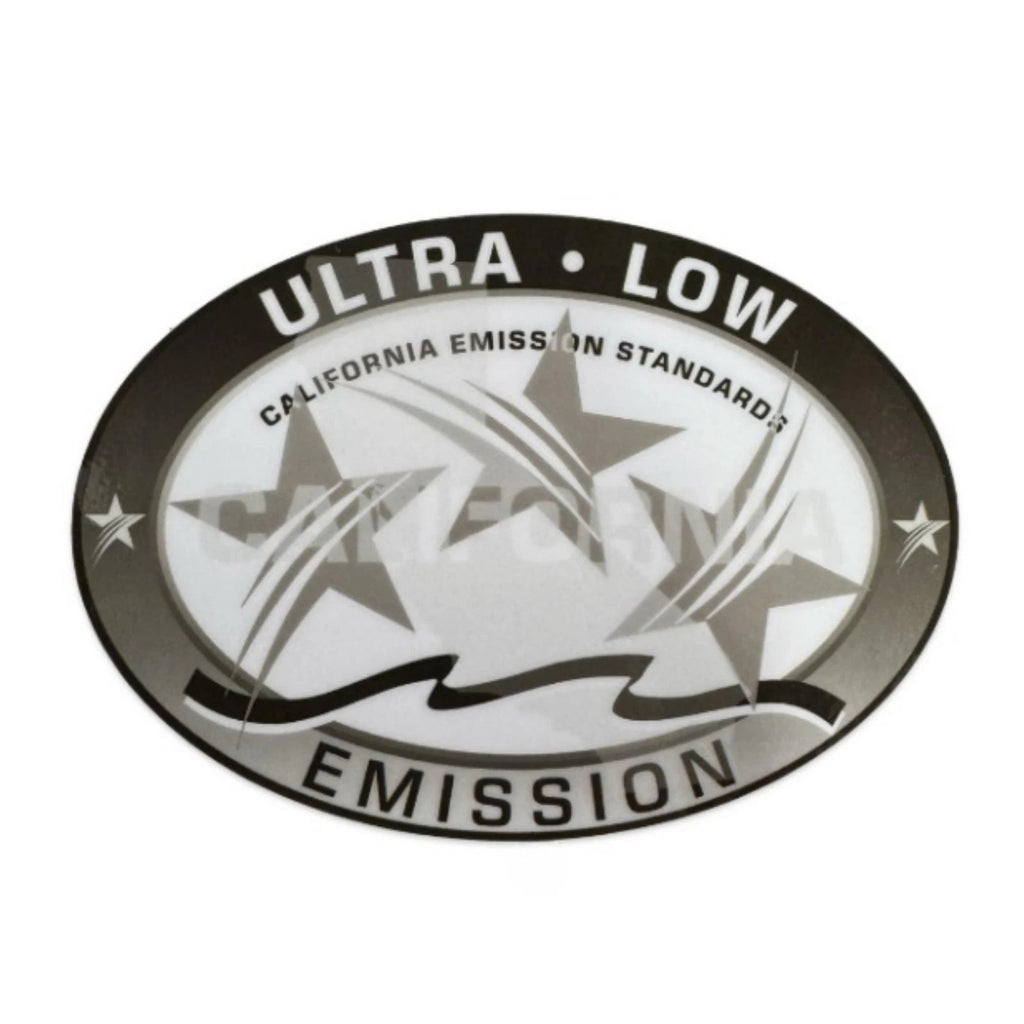 2X Ultra Low Emission Outboard Graphic Sticker Decal for California DOT