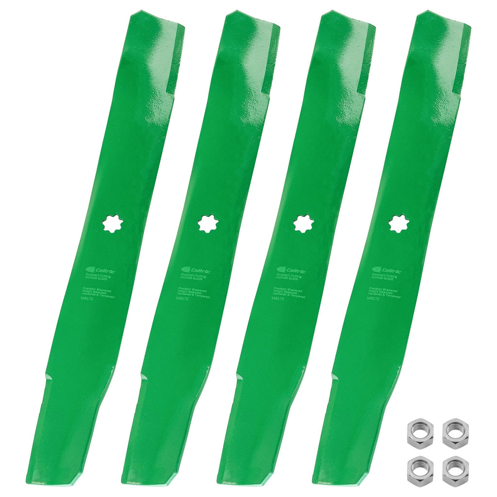 Deck Blade and Nut 42 Inch for John Deere GX21694 (2007–2016)