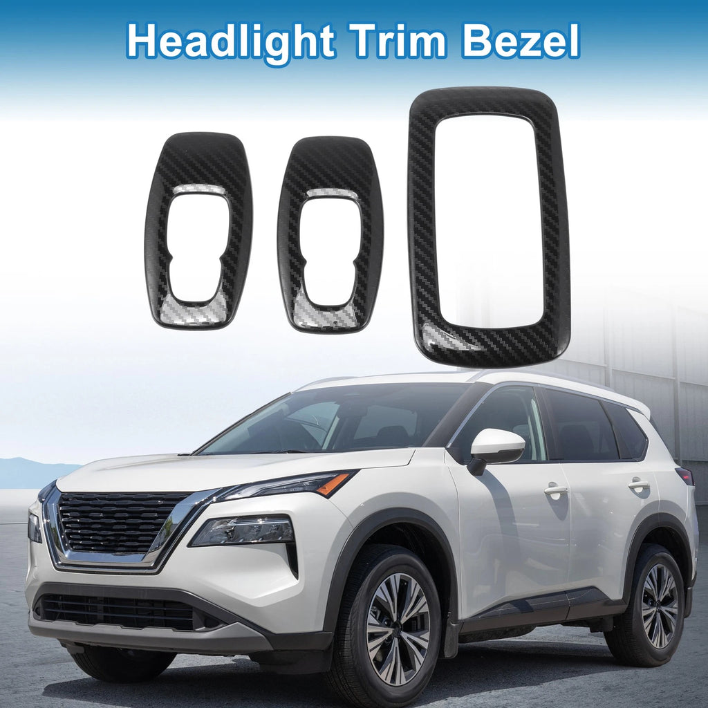 Headlight Trim Bezel for Nissan Rogue (2021–2024) ABS