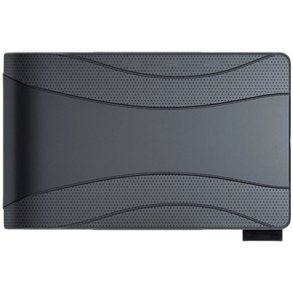 Leather Armrest Pad for Car with Memory Foam Support (Universal Fit)