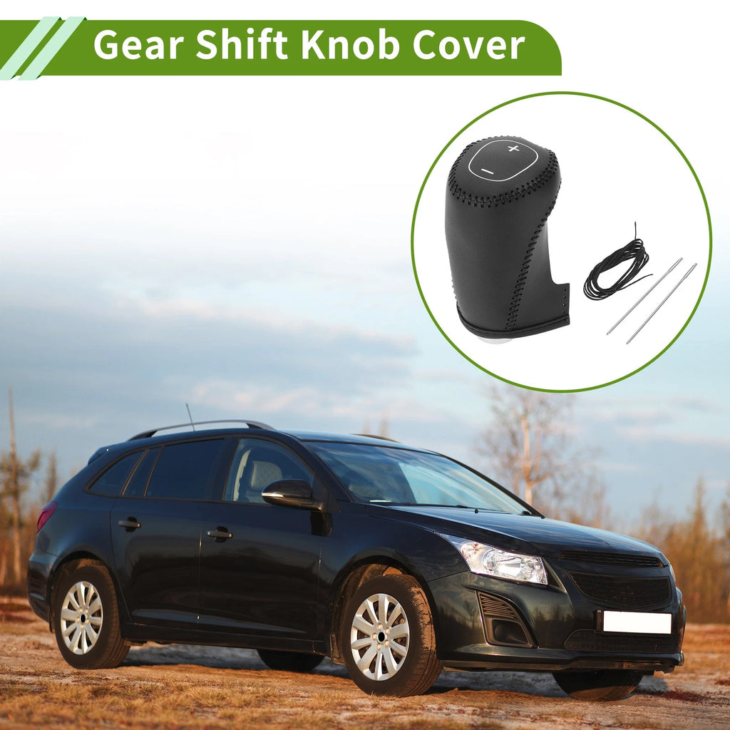 Gear Shift Knob Cover Replacement for Chevrolet Malibu (2016–2020) Black