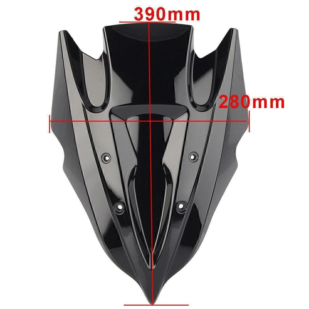 Front Windshield for Kawasaki Z250 Z300 (2013–2017)