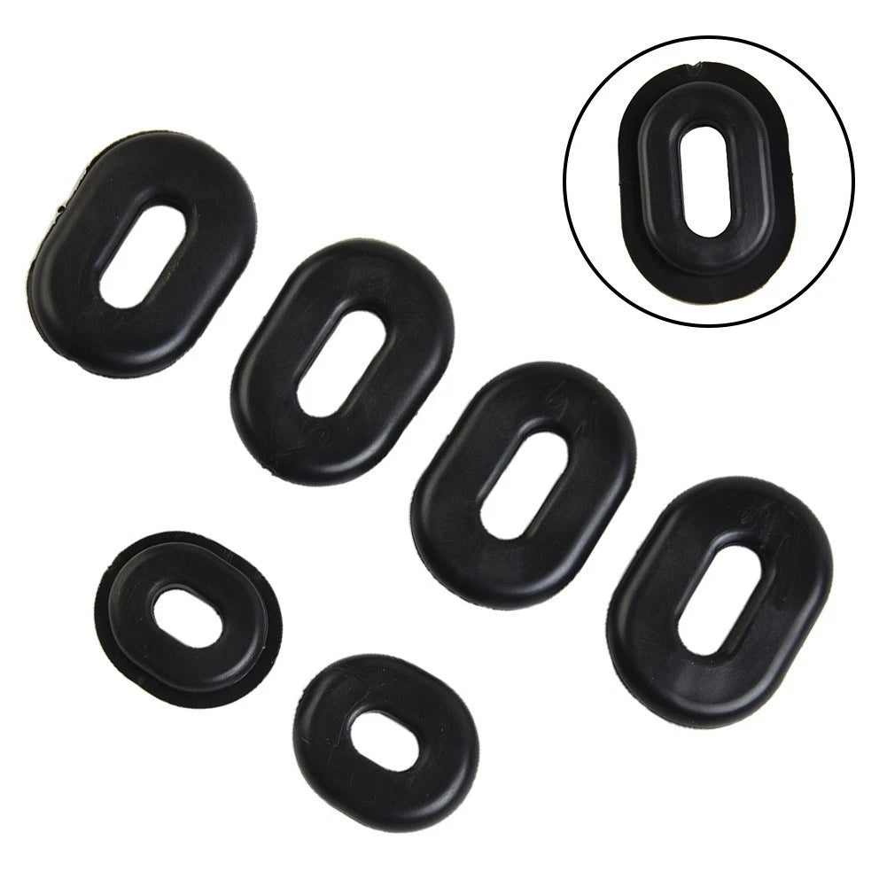 Set of 6 Rubber Side Cover Grommets for Honda CB CL SL XL100