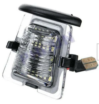 Rear License Plate Light for Jeep Wrangler JK (2007–2018) Clear Lens White
