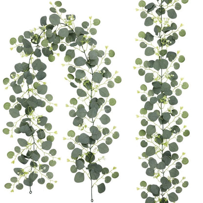 Artificial Silk Vine 178cm with Bendable Stem and Realistic Leaf Finish