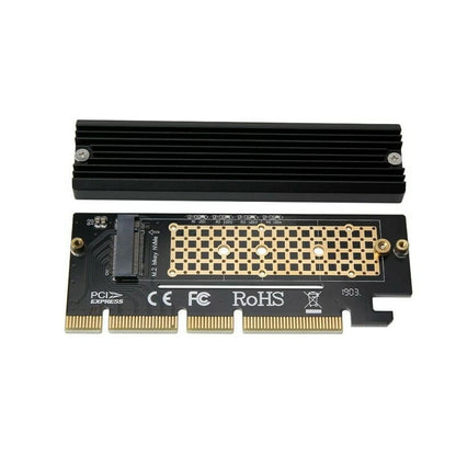 M.2 NVMe SSD NGFF to PCIe Adapter Card M Key Interface
