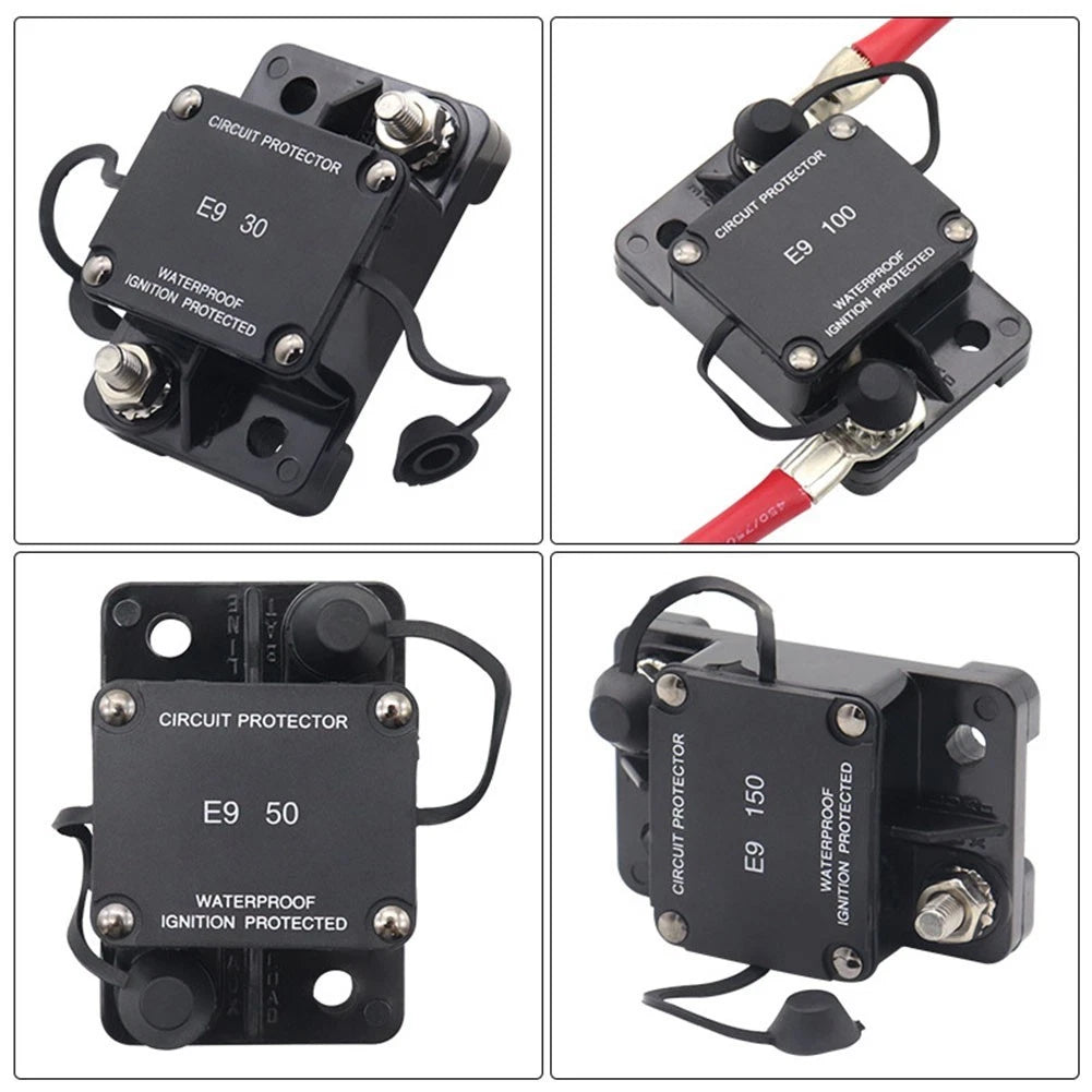 Auto Reset Breaker Fuse 30A-150A for Selectable Applications