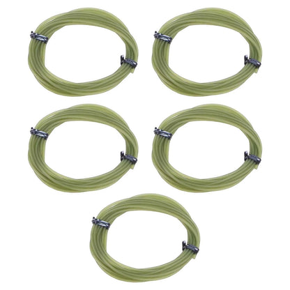 5pcs Rig Tubing 2m Hook Line Sleeve for Carp Fishing Accessories