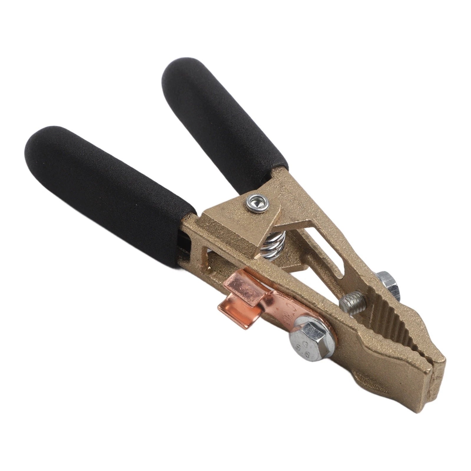 260A Brass Grounding Clamp for Welding Pliers (40mm Wire Opening)