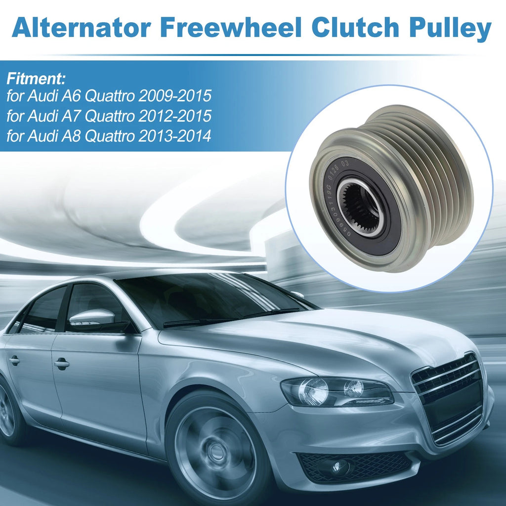 Alternator Freewheel Clutch Pulley for Audi A6 Quattro (2009–2015)