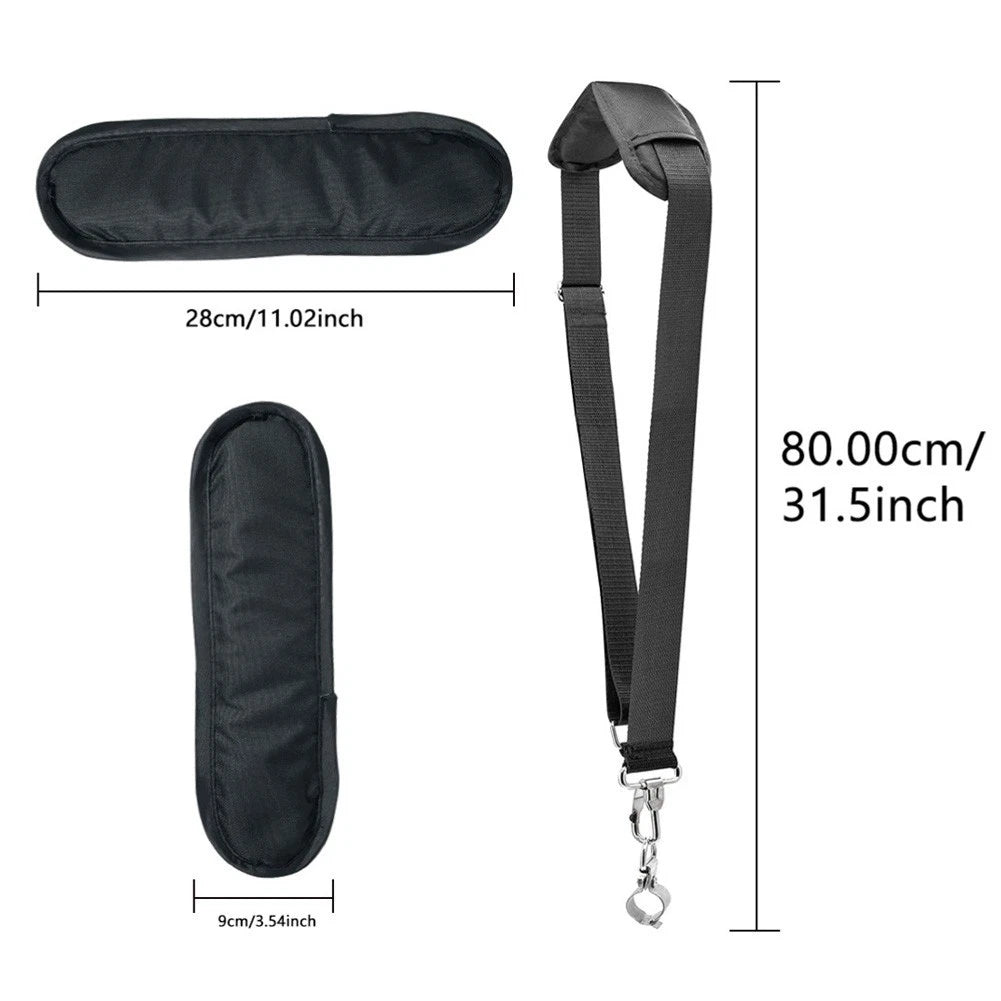 Adjustable Length Shoulder Strap for Lawn Mower and Garden Tools