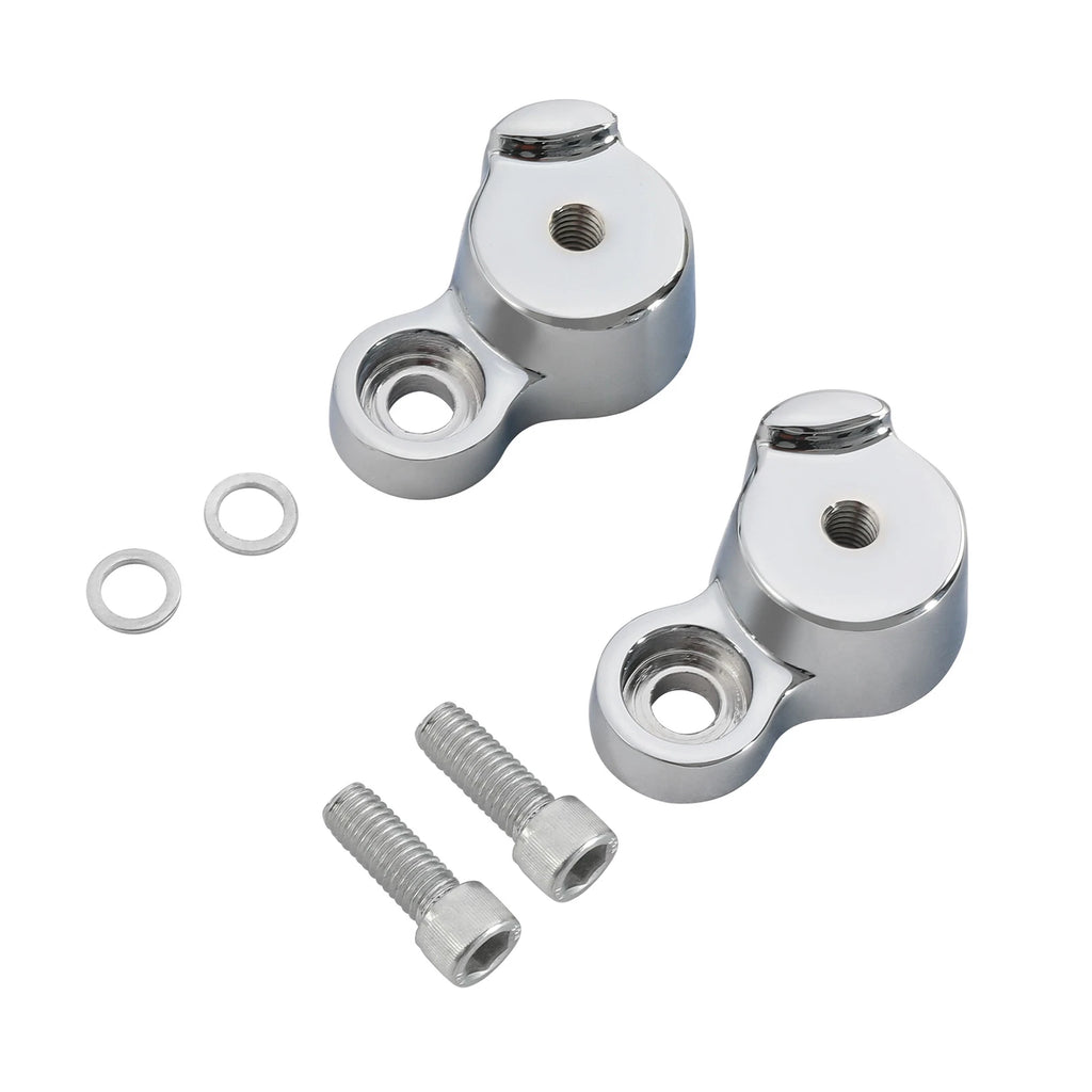 Chrome Passenger Footpegs Peg Mounting Kit for Harley FXDR FXDRS (2019–2024)